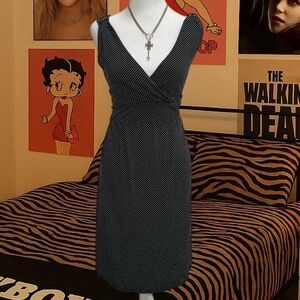 Merona Black & White Polka Dot Dress – Size XL ‎